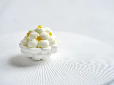 Тістечко «Міні Павлова лимон»